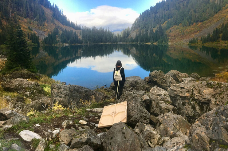Day Hike: Lake 22 (Snohomish and Puget Sound territories) in progress. Photo: Becs Richards
